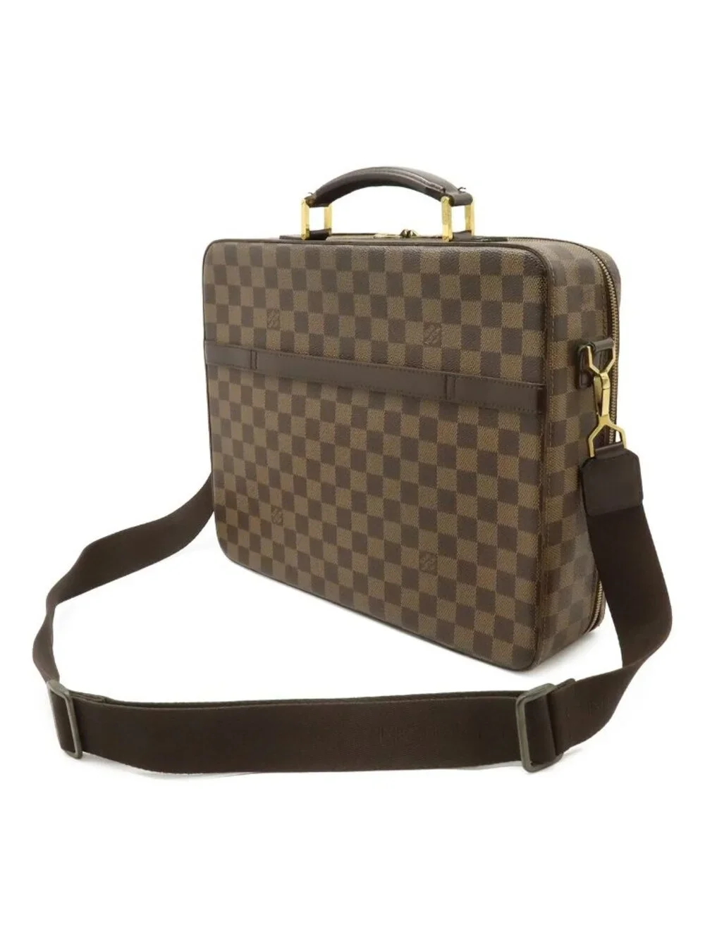 Louis Vuitton Damier Porte Ordina Tour Savana Business PC Case 2-Way Shoulder